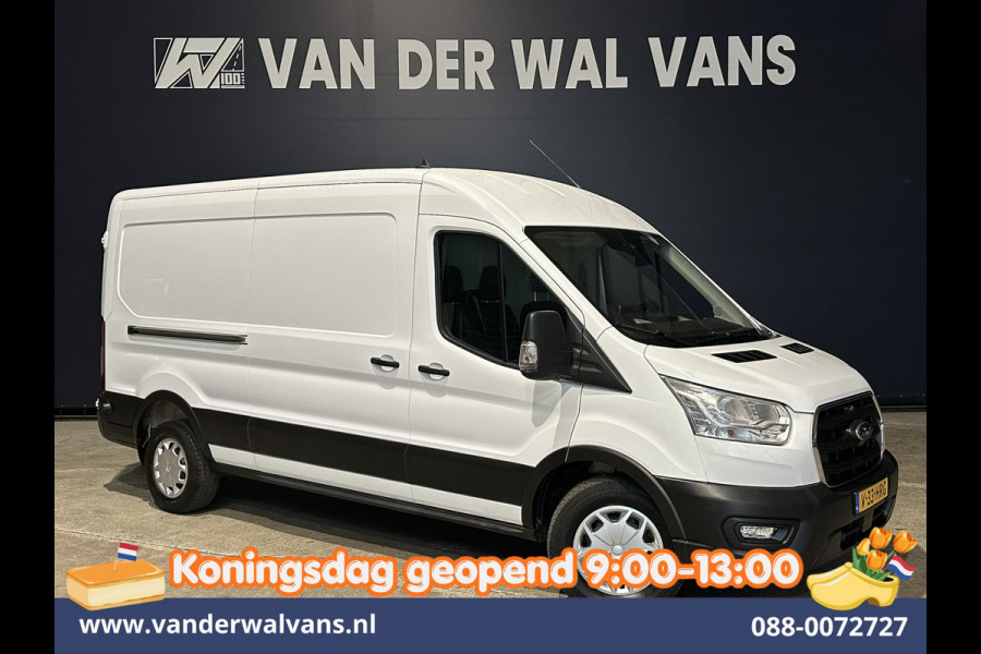 Ford Transit 2.0 TDCI 131pk L3H2 Euro6 Airco | Camera | Navigatie | Apple Carplay | LED | Cruisecontrol Parkeersensoren, Stoelverwarming, Verwarmde voorruit, Bijrijdersbank, 2500kg trekvermogen