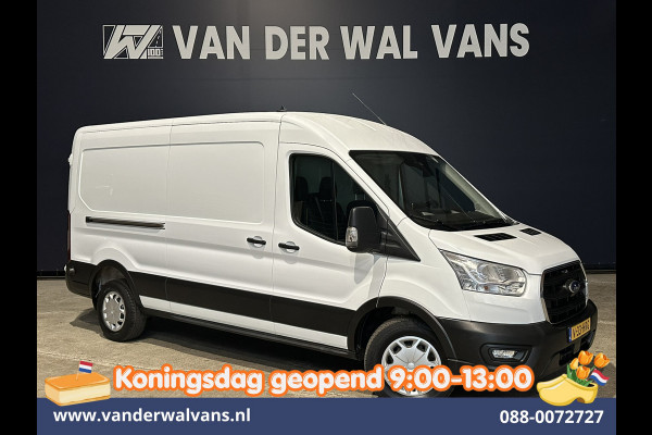 Ford Transit 2.0 TDCI 131pk L3H2 Euro6 Airco | Camera | Navigatie | Apple Carplay | LED | Cruisecontrol Parkeersensoren, Stoelverwarming, Verwarmde voorruit, Bijrijdersbank, 2500kg trekvermogen