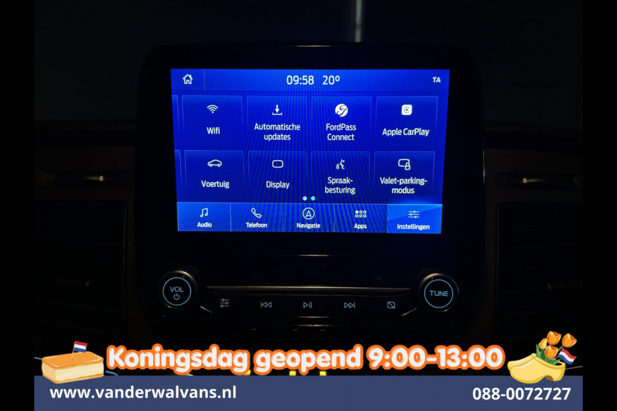 Ford Transit 2.0 TDCI 131pk L3H2 Euro6 Airco | Camera | Navigatie | Apple Carplay | LED | Cruisecontrol Parkeersensoren, Stoelverwarming, Verwarmde voorruit, Bijrijdersbank, 2500kg trekvermogen