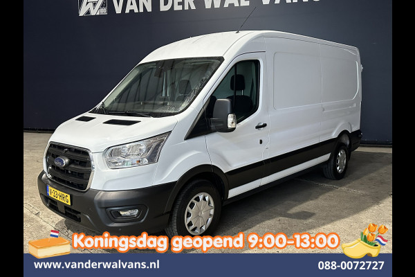 Ford Transit 2.0 TDCI 131pk L3H2 Euro6 Airco | Camera | Navigatie | Apple Carplay | LED | Cruisecontrol Parkeersensoren, Stoelverwarming, Verwarmde voorruit, Bijrijdersbank, 2500kg trekvermogen