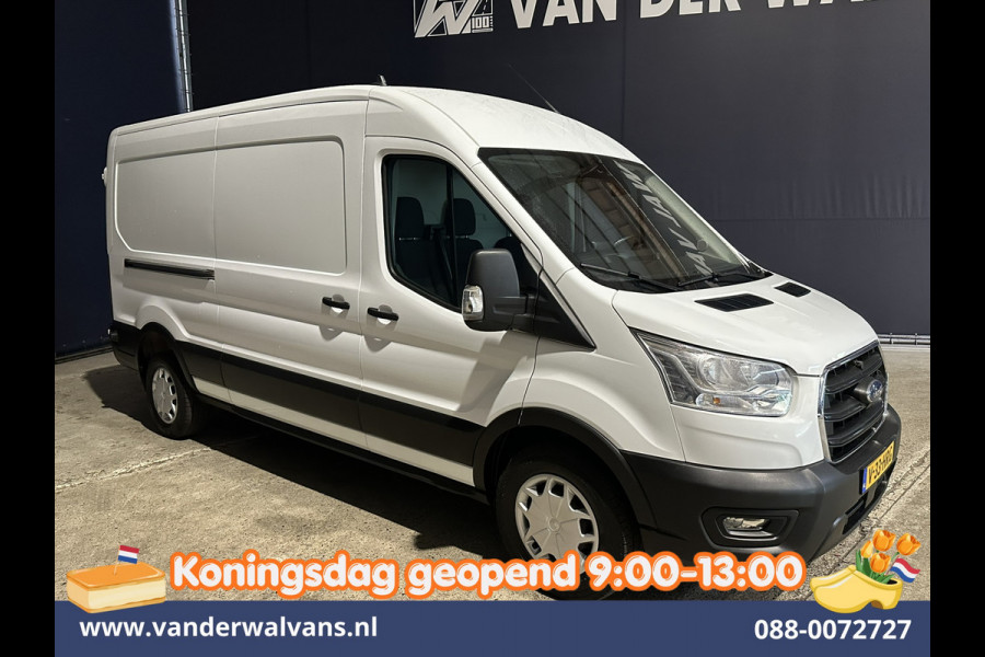 Ford Transit 2.0 TDCI 131pk L3H2 Euro6 Airco | Camera | Navigatie | Apple Carplay | LED | Cruisecontrol Parkeersensoren, Stoelverwarming, Verwarmde voorruit, Bijrijdersbank, 2500kg trekvermogen