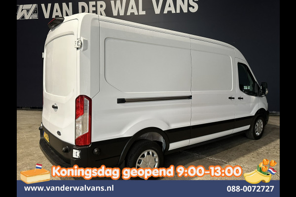 Ford Transit 2.0 TDCI 131pk L3H2 Euro6 Airco | Camera | Navigatie | Apple Carplay | LED | Cruisecontrol Parkeersensoren, Stoelverwarming, Verwarmde voorruit, Bijrijdersbank, 2500kg trekvermogen