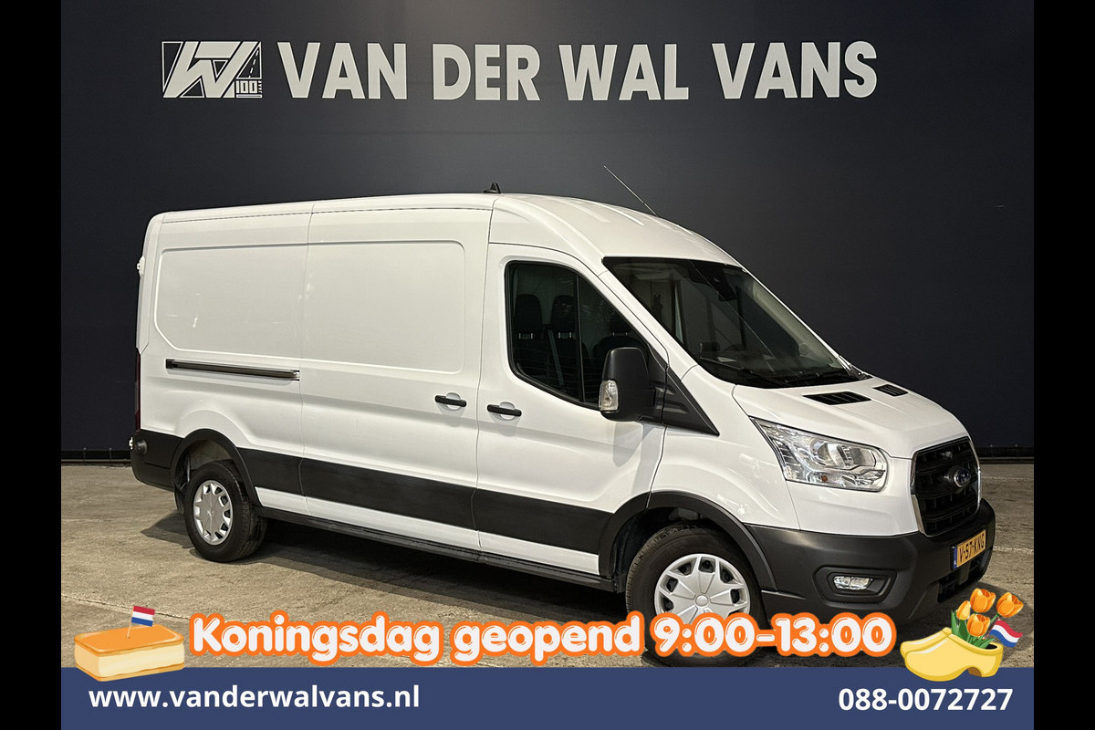 Ford Transit 2.0 TDCI 130pk L3H2 Euro6 Airco | Camera | Navigatie | Apple Carplay | Cruisecontrol | Stoelverwarming Android Auto, Verwarmde voorruit, Parkeersensoren, Bijrijdersbank