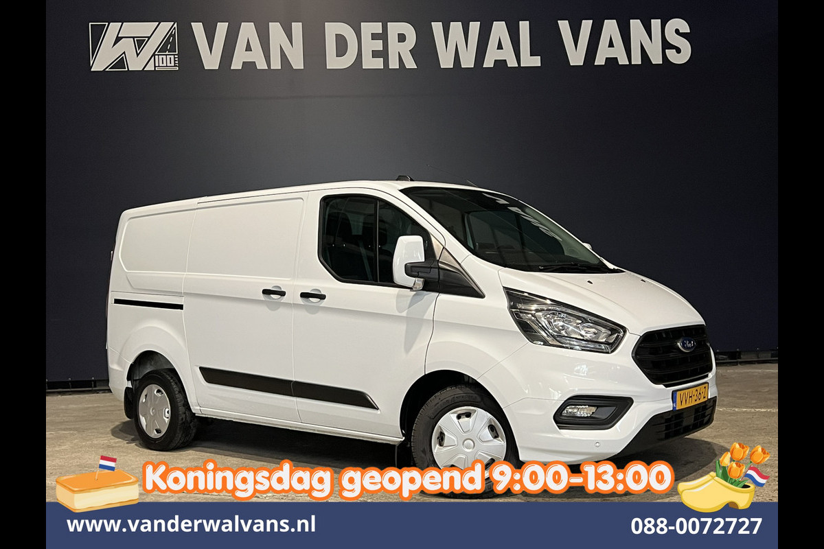Ford Transit Custom 2.0 TDCI L1H1 Euro6 Airco | Navigatie | Camera | LED | Cruisecontrol Stoelverwarming Parkeersensoren, Verwarmde voorruit, Bijrijdersbank, 2500kg trekvermogen