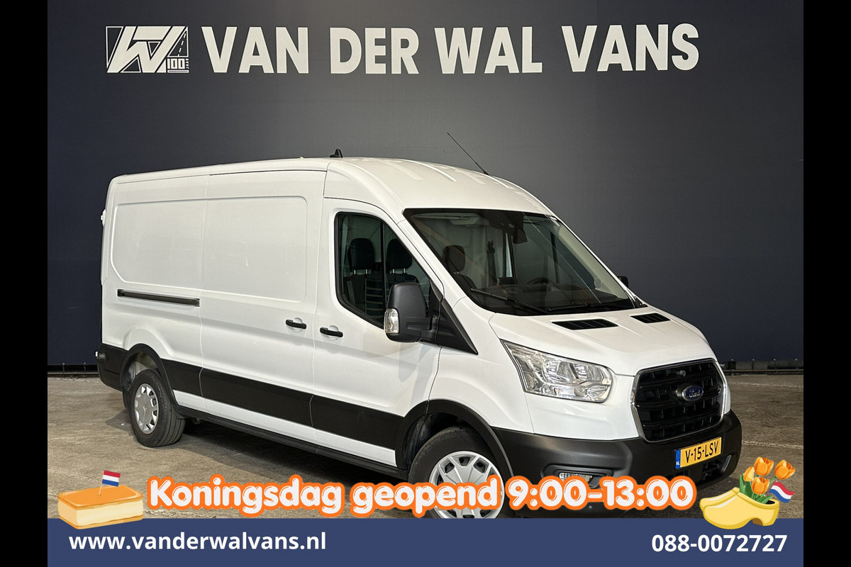Ford Transit 2.0 TDCI 131pk L3H2 Euro6 Airco | Camera | Navigatie | Apple Carplay | Stoelverwarming Cruisecontrol, Android auto, Verwarmde voorruit, Parkeersensoren, Bijrijdersbank, 2500kg trekvermogen
