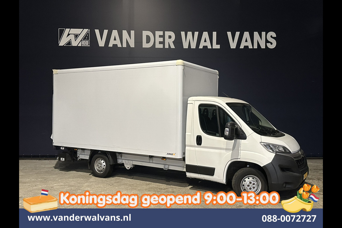 Citroën Jumper 2.2 BlueHDi 141pk Bakwagen 436cm Lang Laadklep Euro6 Airco | 1075kg laadvermogen Bijrijdersbank