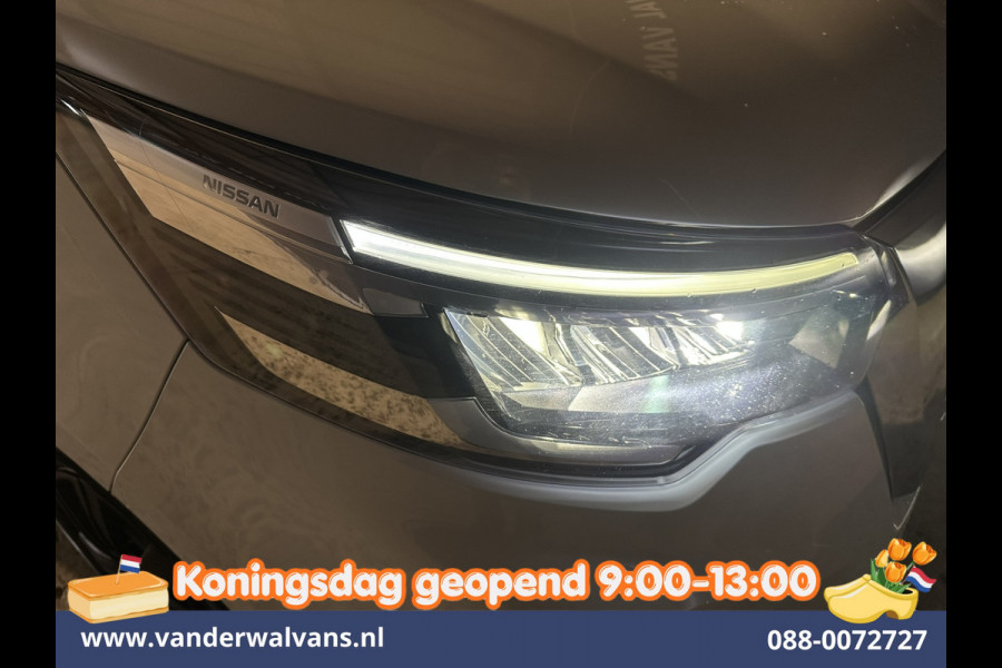 Nissan Primastar 2.0 dCi 131pk L2H1 Euro6 Airco | LED | Cruisecontrol | 2500kg Trekhaak | Parkeersensoren Bijrijdersbank