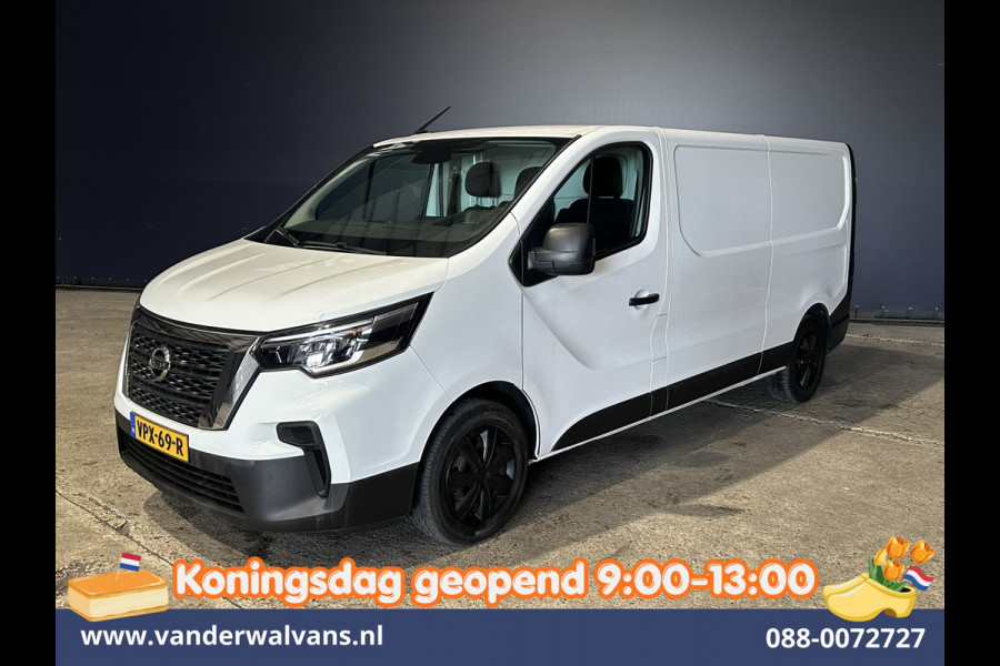 Nissan Primastar 2.0 dCi 131pk L2H1 Euro6 Airco | LED | Cruisecontrol | 2500kg Trekhaak | Parkeersensoren Bijrijdersbank