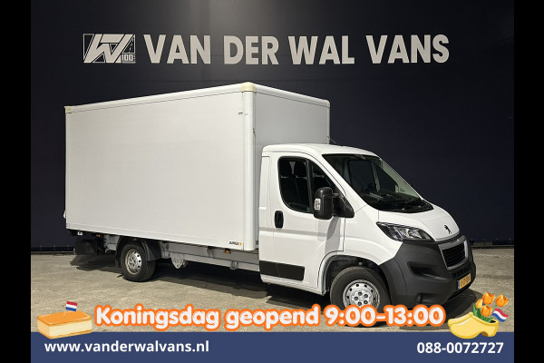 Peugeot Boxer 2.2 BlueHDi 141pk Bakwagen 436cm Lang Laadklep Euro6 Airco | Cruisecontrol | 1055kg laadvermogen Bijrijdersbank