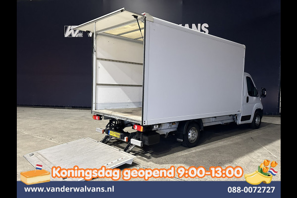 Peugeot Boxer 2.2 BlueHDi 141pk Bakwagen 436cm Lang Laadklep Euro6 Airco | Cruisecontrol | 1055kg laadvermogen Bijrijdersbank