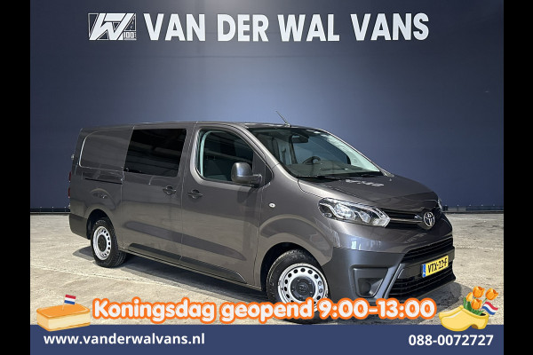 Toyota ProAce Worker 2.0 D-4D 145pk L3H1 Dubbele Cabine Euro6 Airco | 6-Zits | Navigatie | Apple Carplay | Cruisecontrol Android Auto, Parkeersensoren