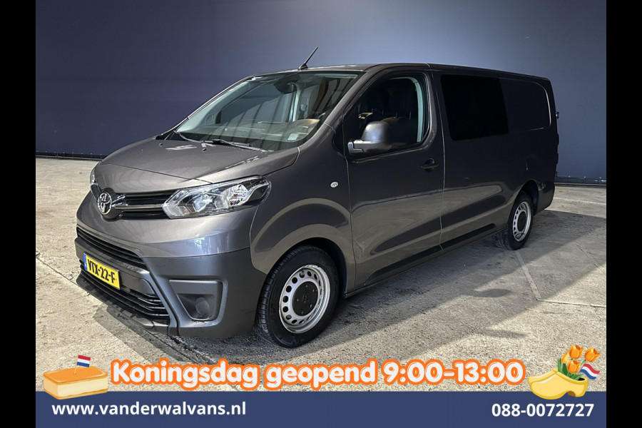Toyota ProAce Worker 2.0 D-4D 145pk L3H1 Dubbele Cabine Euro6 Airco | 6-Zits | Navigatie | Apple Carplay | Cruisecontrol Android Auto, Parkeersensoren