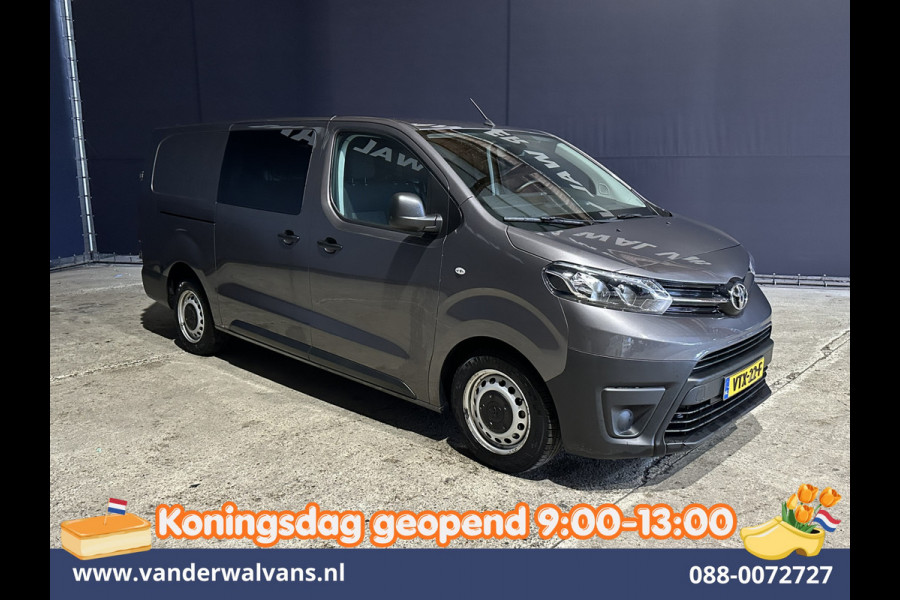Toyota ProAce Worker 2.0 D-4D 145pk L3H1 Dubbele Cabine Euro6 Airco | 6-Zits | Navigatie | Apple Carplay | Cruisecontrol Android Auto, Parkeersensoren