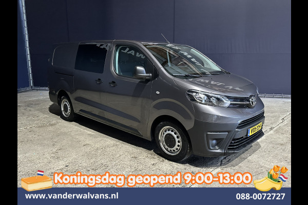 Toyota ProAce Worker 2.0 D-4D 145pk L3H1 Dubbele Cabine Euro6 Airco | 6-Zits | Navigatie | Apple Carplay | Cruisecontrol Android Auto, Parkeersensoren