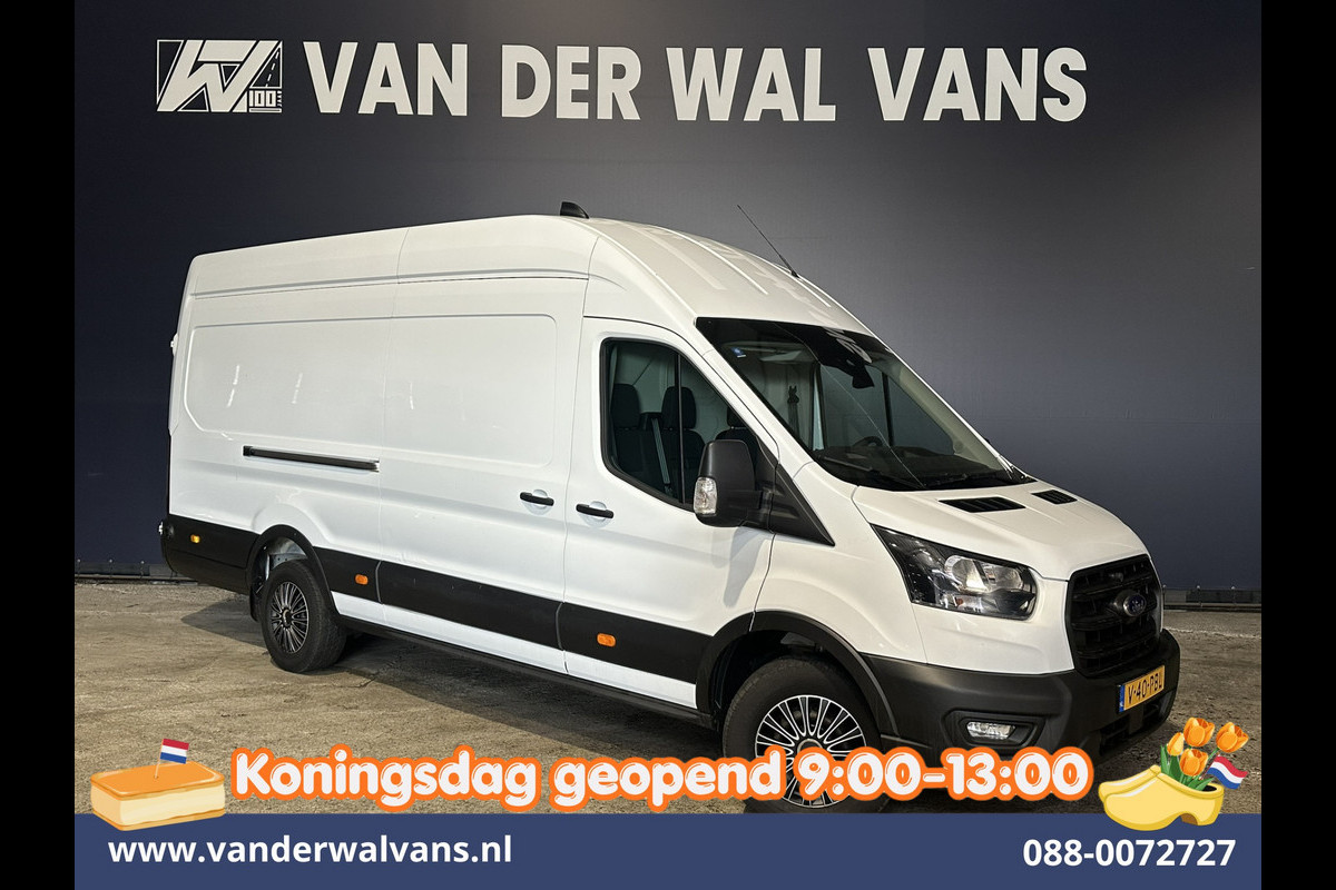 Ford Transit 2.0 TDCI 131pk L4H3 Euro6 Airco | Camera | Cruisecontrol | Verwarmde voorruit Parkeersensoren, Bijrijdersbank