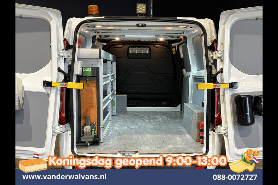 Ford Transit Custom 2.0 TDCI 130pk L2H1 Inrichting Euro6 *Rijklaar Direct Rijden* Airco | Camera | LED | Cruisecontrol | Verwarmde voorruit Parkeersensoren, 2800kg trekvermogen, Bijrijdersbank