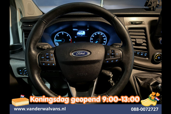 Ford Transit Custom 2.0 TDCI 130pk L2H1 Inrichting Euro6 *Rijklaar Direct Rijden* Airco | Camera | LED | Cruisecontrol | Verwarmde voorruit Parkeersensoren, 2800kg trekvermogen, Bijrijdersbank