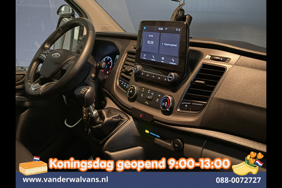 Ford Transit Custom 2.0 TDCI 130pk L2H1 Inrichting Euro6 *Rijklaar Direct Rijden* Airco | Camera | LED | Cruisecontrol | Verwarmde voorruit Parkeersensoren, 2800kg trekvermogen, Bijrijdersbank