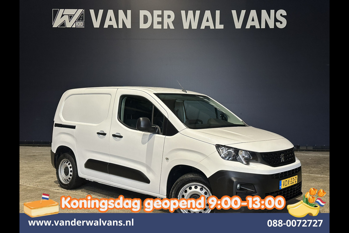 Peugeot Partner 1.5 BlueHDI 102pk L1H1 inrichting Euro6 *Rijklaar Direct Rijden* Airco | Camera | Navigatie | Apple Carplay Trekhaak, Cruisecontrol, Android Auto, Parkeersensoren