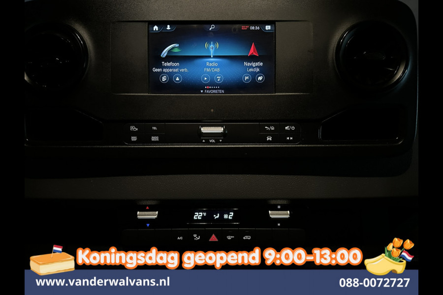 Mercedes-Benz Sprinter 316 CDI 164pk Automaat 3500kg Trekhaak L2H2 Inrichting Euro6 Airco | Navigatie | Camera Apple Carplay, Android Auto, Cruisecontrol, Bijrijdersbank
