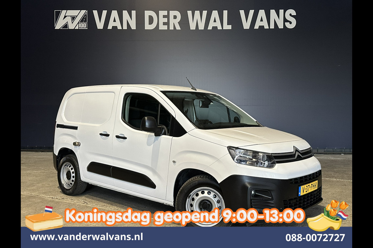 Citroën Berlingo 1.2 PureTech 130pk Automaat Benzine L1H1 Euro6 Airco | 3-Zits | Navigatie | Camera Apple Carplay, Android Auto, Cruisecontrol, Parkeersensoren, Bijrijdersbank