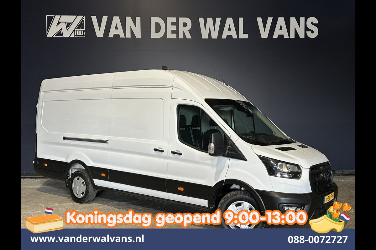 Ford Transit 2.0 TDCI 131pk L4H3 Jumbo Euro6 Airco | Camera | Cruisecontrol | Stoelverwarming Verwarmde voorruit, Parkeersensoren, Bijrijdersbank, 2750kg trekvermogen