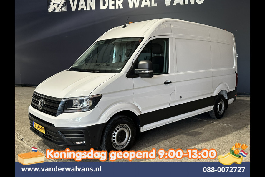 Volkswagen Crafter 2.0 TDI 141pk L3H3 L2H2 Inrichting Euro6 Airco | Camera | Apple Carplay | 3000kg Trekhaak | Cruisecontrol Android Auto, Chauffeursstoel, Parkeersensoren