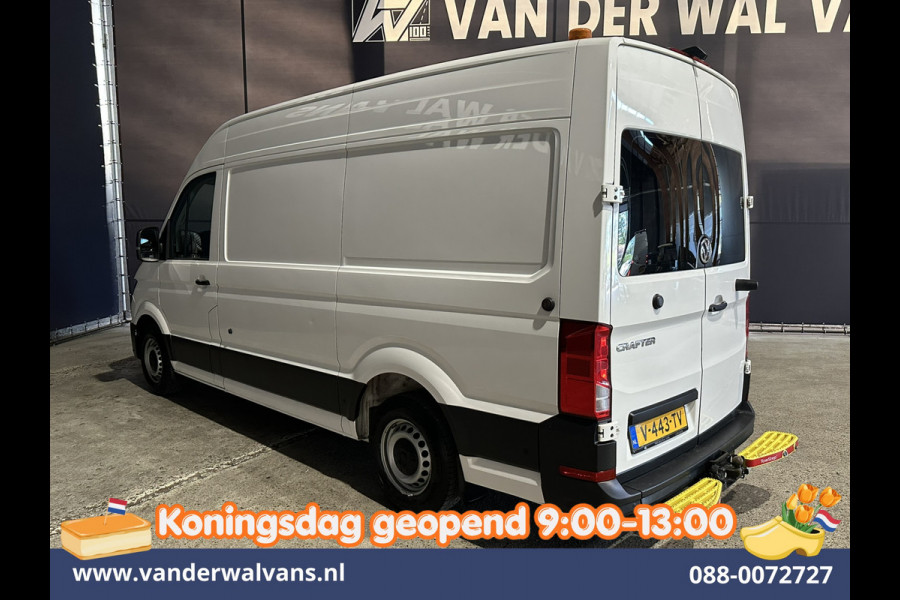 Volkswagen Crafter 2.0 TDI 141pk L3H3 L2H2 Inrichting Euro6 Airco | Camera | Apple Carplay | 3000kg Trekhaak | Cruisecontrol Android Auto, Chauffeursstoel, Parkeersensoren