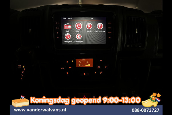 Fiat Ducato 2.2 MultiJet 141pk Automaat L1H1 Euro6 Airco | Navigatie | Camera | Cruisecontrol | LED Bijrijdersbank, 2500kg trekvermogen