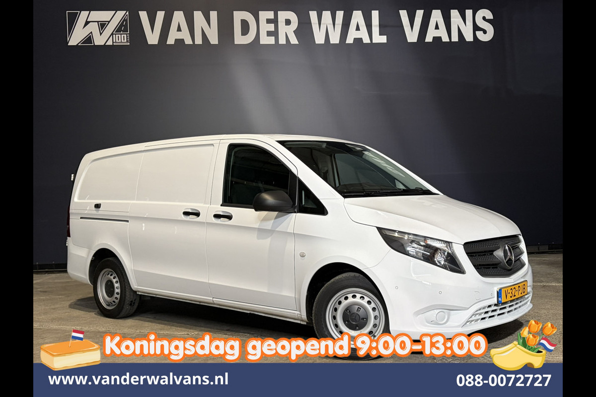 Mercedes-Benz Vito 114 CDI 136pk L2H1 Euro6 Airco | Navigatie | Camera | Cruisecontrol | Stoelverwarming Parkeersensoren, Trekhaak, Bijrijdersbank
