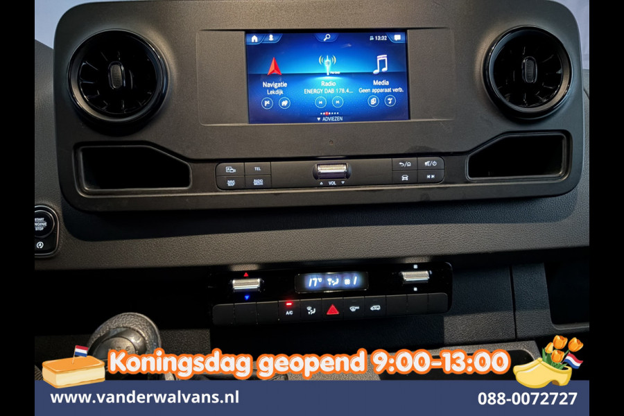 Mercedes-Benz Sprinter 317 CDI 170pk L3H2 Euro6 Airco | 360 graden Camera | Navigatie | Apple Carplay | Cruisecontrol | Android Auto, Stoelverwarming, Parkeersensoren, Chauffeursstoel, Bijrijdersbank