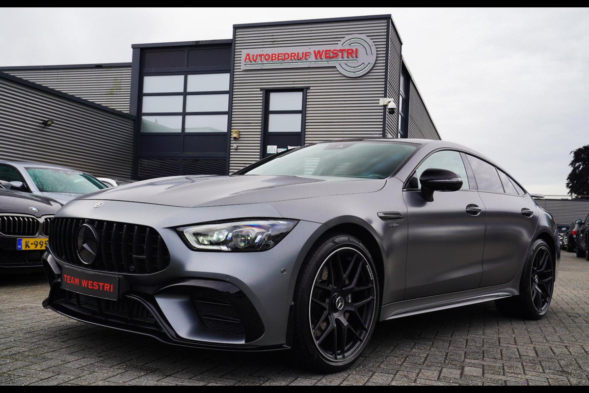 Mercedes-Benz AMG GT 4-Door Coupe AMG 43 4MATIC+ Premium Plus | Schuif/kanteldak | Burmester | LED | Designo Matte grey | 360 cam
