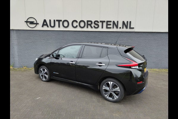 Nissan Leaf e+ Tekna 62kWh 218pk LEER Apple Carplay Android Auto Cruise control adaptief 360°Camera Navi Ecc Stoel+Stuurverwarming Keyless D Dodehoek detector Rijstrooksensor met correctie Uitparkeer waarschuwing Verkeersbord detectie Bluetooth Privacy Glas Lmv 17" Grootste Accu Grootste Actieradius Hoogste vermogen 218pk !