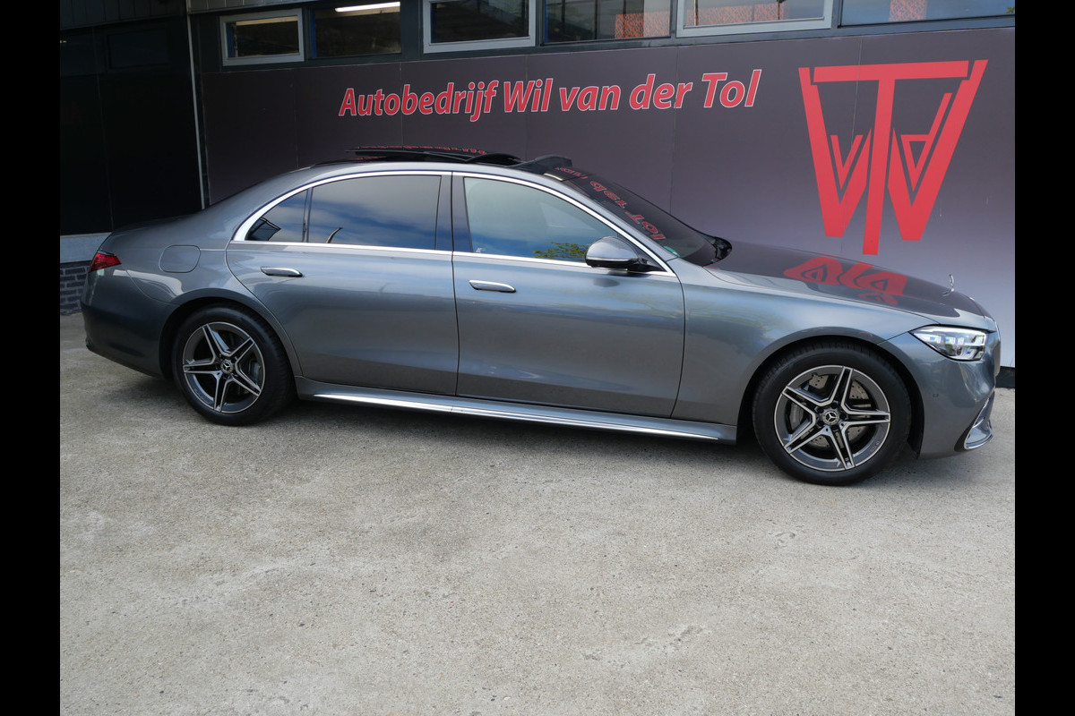 Mercedes-Benz S-Klasse 580 e LANG | AMG | PANO | SOFTCLOSE | NL-AUTO | MASSAGE | 3D DISPLAY | LUCHTVERING!!