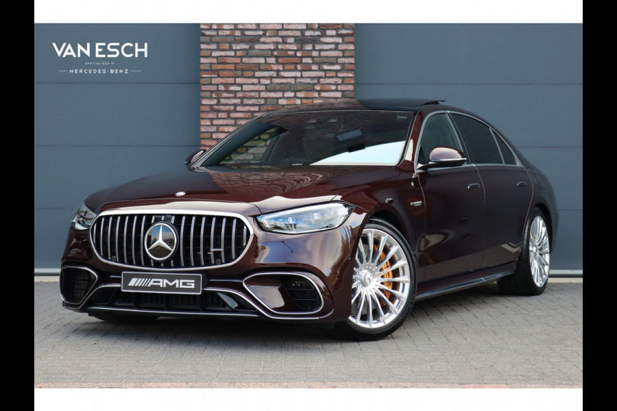 Mercedes-Benz S-Klasse AMG 63 S E Performance | 802pk | MANUFAKTUR | Keramisch | Achterasbesturing | Burmester High End | Distronic+ | HUD | Chauffeurspakket | Entertainmentpakket Premium Achter | Stoelventilatie V+A | Vlakkenverwarming |