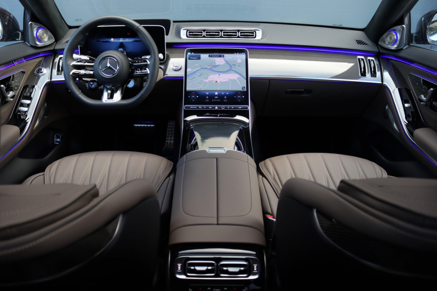 Mercedes-Benz S-Klasse AMG 63 S E Performance | 802pk | MANUFAKTUR | Keramisch | Achterasbesturing | Burmester High End | Distronic+ | HUD | Chauffeurspakket | Entertainmentpakket Premium Achter | Stoelventilatie V+A | Vlakkenverwarming |