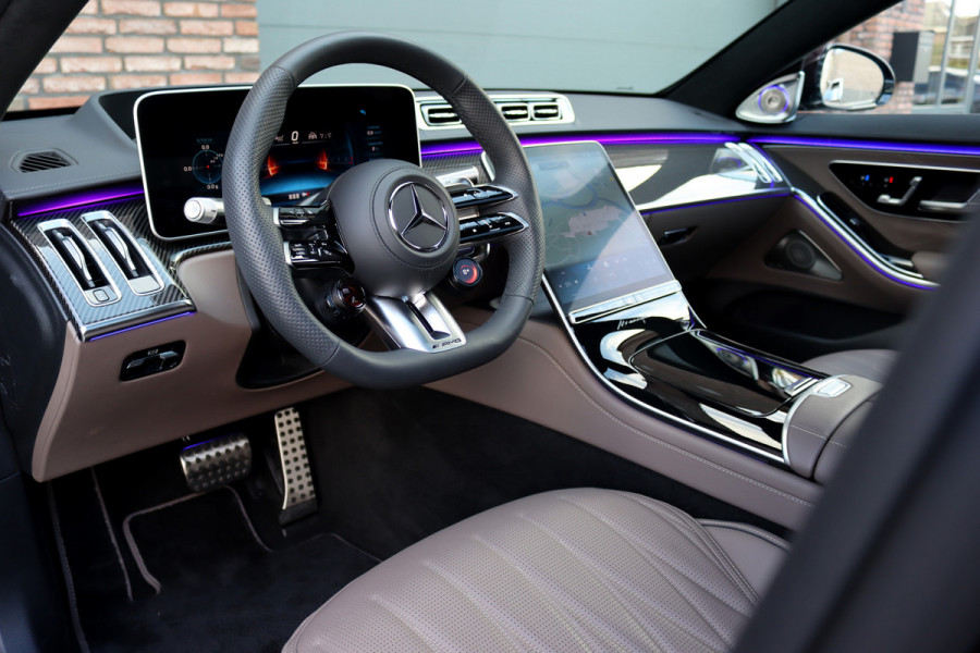 Mercedes-Benz S-Klasse AMG 63 S E Performance | 802pk | MANUFAKTUR | Keramisch | Achterasbesturing | Burmester High End | Distronic+ | HUD | Chauffeurspakket | Entertainmentpakket Premium Achter | Stoelventilatie V+A | Vlakkenverwarming |