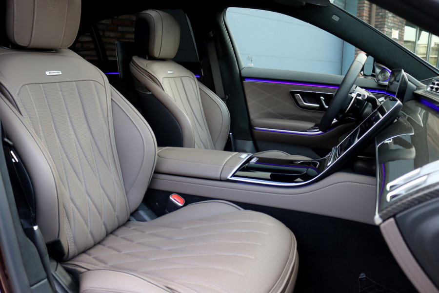 Mercedes-Benz S-Klasse AMG 63 S E Performance | 802pk | MANUFAKTUR | Keramisch | Achterasbesturing | Burmester High End | Distronic+ | HUD | Chauffeurspakket | Entertainmentpakket Premium Achter | Stoelventilatie V+A | Vlakkenverwarming |