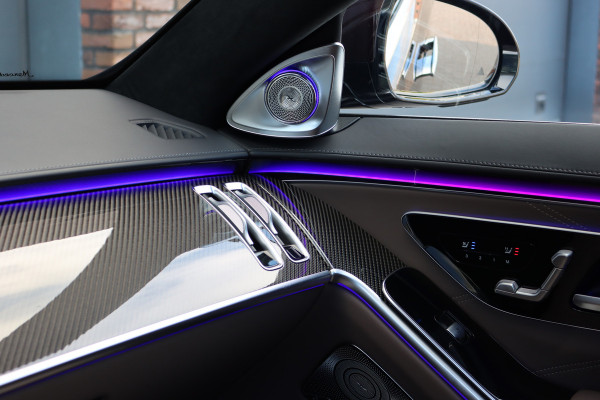 Mercedes-Benz S-Klasse AMG 63 S E Performance | 802pk | MANUFAKTUR | Keramisch | Achterasbesturing | Burmester High End | Distronic+ | HUD | Chauffeurspakket | Entertainmentpakket Premium Achter | Stoelventilatie V+A | Vlakkenverwarming |