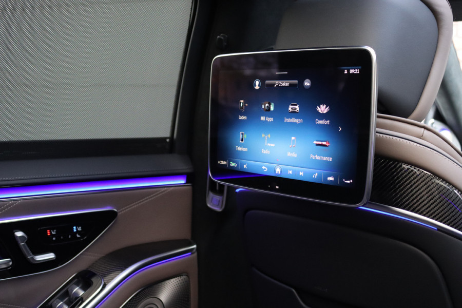 Mercedes-Benz S-Klasse AMG 63 S E Performance | 802pk | MANUFAKTUR | Keramisch | Achterasbesturing | Burmester High End | Distronic+ | HUD | Chauffeurspakket | Entertainmentpakket Premium Achter | Stoelventilatie V+A | Vlakkenverwarming |