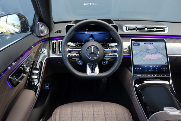 Mercedes-Benz S-Klasse AMG 63 S E Performance | 802pk | MANUFAKTUR | Keramisch | Achterasbesturing | Burmester High End | Distronic+ | HUD | Chauffeurspakket | Entertainmentpakket Premium Achter | Stoelventilatie V+A | Vlakkenverwarming |