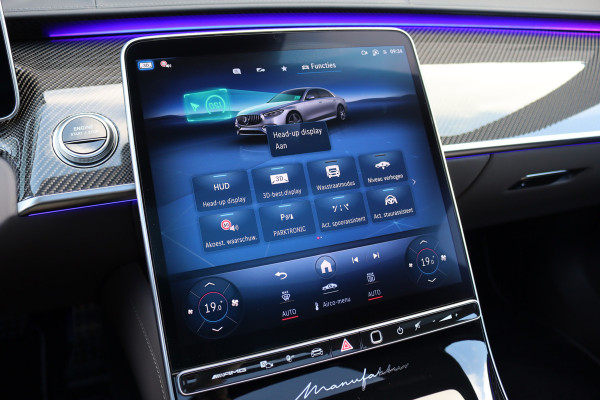 Mercedes-Benz S-Klasse AMG 63 S E Performance | 802pk | MANUFAKTUR | Keramisch | Achterasbesturing | Burmester High End | Distronic+ | HUD | Chauffeurspakket | Entertainmentpakket Premium Achter | Stoelventilatie V+A | Vlakkenverwarming |