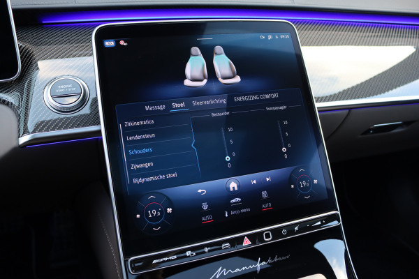 Mercedes-Benz S-Klasse AMG 63 S E Performance | 802pk | MANUFAKTUR | Keramisch | Achterasbesturing | Burmester High End | Distronic+ | HUD | Chauffeurspakket | Entertainmentpakket Premium Achter | Stoelventilatie V+A | Vlakkenverwarming |