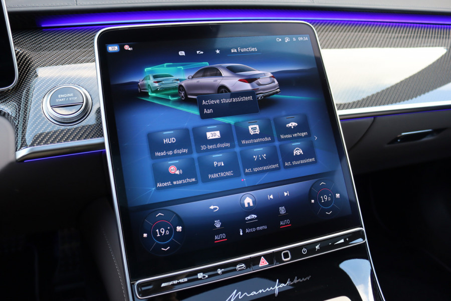 Mercedes-Benz S-Klasse AMG 63 S E Performance | 802pk | MANUFAKTUR | Keramisch | Achterasbesturing | Burmester High End | Distronic+ | HUD | Chauffeurspakket | Entertainmentpakket Premium Achter | Stoelventilatie V+A | Vlakkenverwarming |