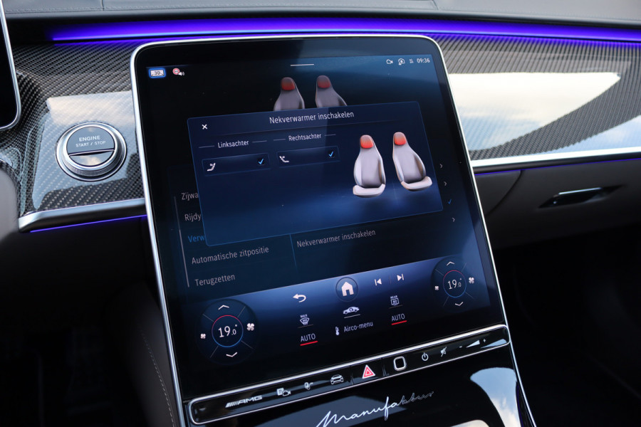 Mercedes-Benz S-Klasse AMG 63 S E Performance | 802pk | MANUFAKTUR | Keramisch | Achterasbesturing | Burmester High End | Distronic+ | HUD | Chauffeurspakket | Entertainmentpakket Premium Achter | Stoelventilatie V+A | Vlakkenverwarming |