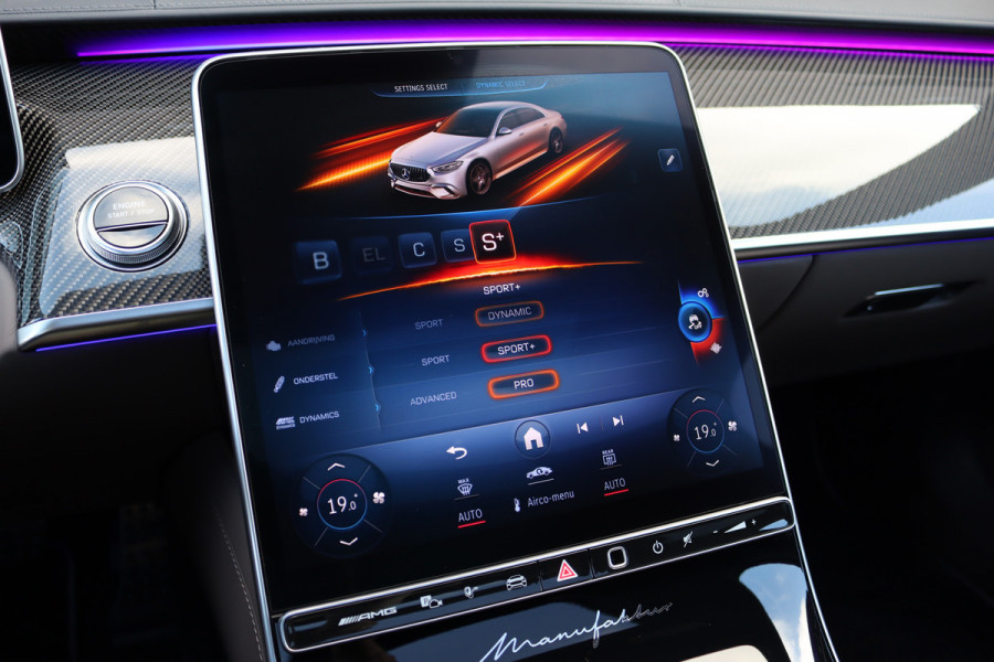 Mercedes-Benz S-Klasse AMG 63 S E Performance | 802pk | MANUFAKTUR | Keramisch | Achterasbesturing | Burmester High End | Distronic+ | HUD | Chauffeurspakket | Entertainmentpakket Premium Achter | Stoelventilatie V+A | Vlakkenverwarming |