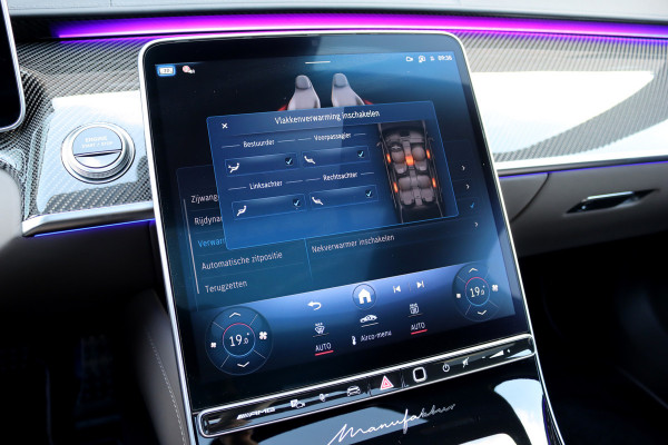 Mercedes-Benz S-Klasse AMG 63 S E Performance | 802pk | MANUFAKTUR | Keramisch | Achterasbesturing | Burmester High End | Distronic+ | HUD | Chauffeurspakket | Entertainmentpakket Premium Achter | Stoelventilatie V+A | Vlakkenverwarming |