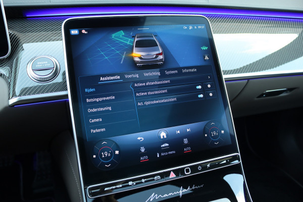 Mercedes-Benz S-Klasse AMG 63 S E Performance | 802pk | MANUFAKTUR | Keramisch | Achterasbesturing | Burmester High End | Distronic+ | HUD | Chauffeurspakket | Entertainmentpakket Premium Achter | Stoelventilatie V+A | Vlakkenverwarming |