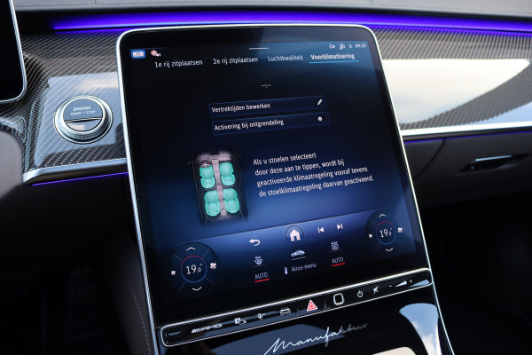 Mercedes-Benz S-Klasse AMG 63 S E Performance | 802pk | MANUFAKTUR | Keramisch | Achterasbesturing | Burmester High End | Distronic+ | HUD | Chauffeurspakket | Entertainmentpakket Premium Achter | Stoelventilatie V+A | Vlakkenverwarming |