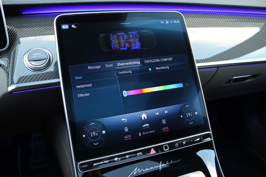 Mercedes-Benz S-Klasse AMG 63 S E Performance | 802pk | MANUFAKTUR | Keramisch | Achterasbesturing | Burmester High End | Distronic+ | HUD | Chauffeurspakket | Entertainmentpakket Premium Achter | Stoelventilatie V+A | Vlakkenverwarming |